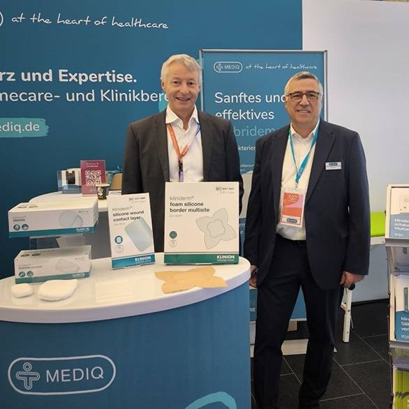 Mediq Messestand auf dem wundkosmos® in Berlin
