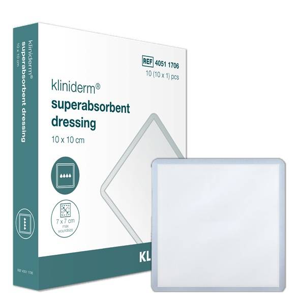 kliniderm superabsorbent dressing